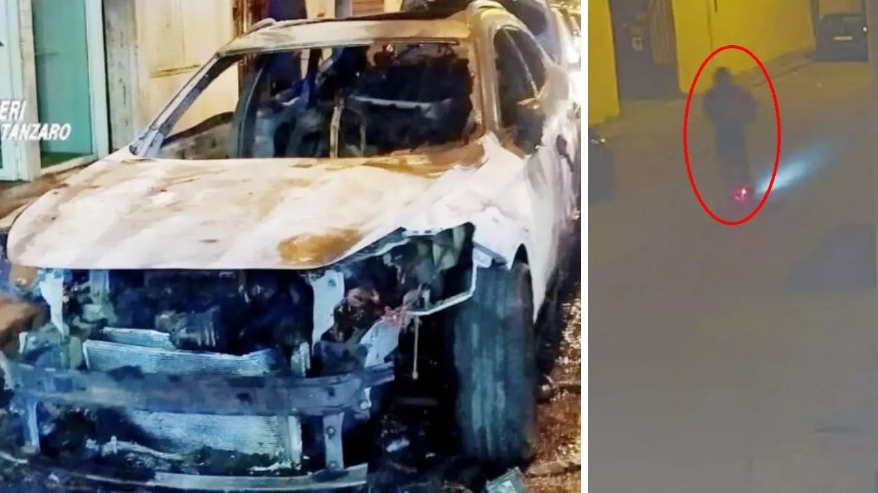 Lamezia, arrestato un uomo per l’incendio dell’auto di un avvocato: a ordinare il raid sarebbe stato un collega del legale