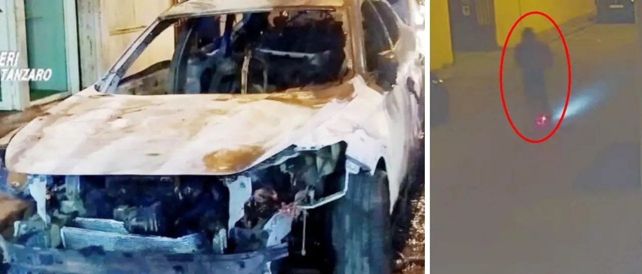 Lamezia, arrestato un uomo per l’incendio dell’auto di un avvocato: a ordinare il raid sarebbe stato un collega del legale