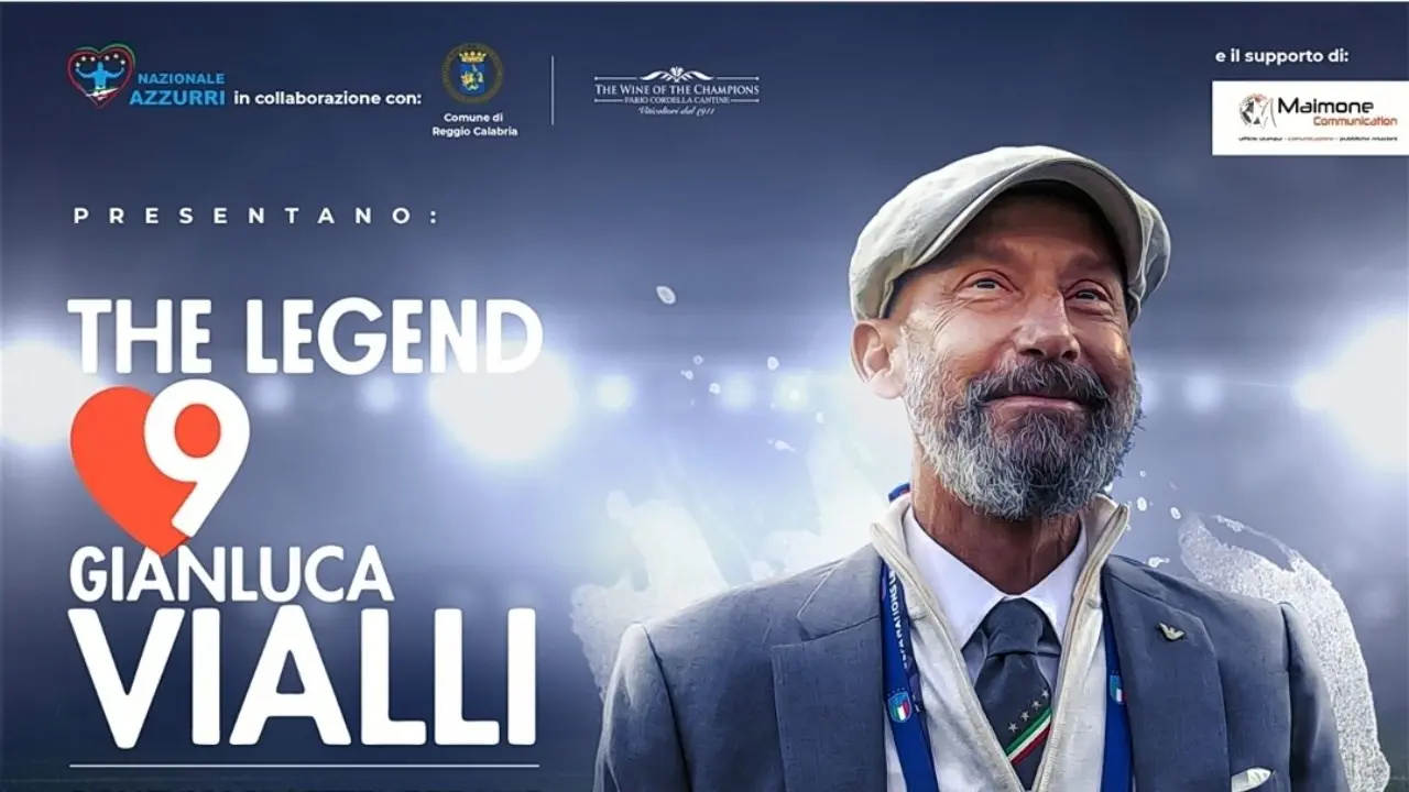 Reggio Calabria, al Granillo scendono in campo le stelle del calcio per ricordare Gianluca Vialli