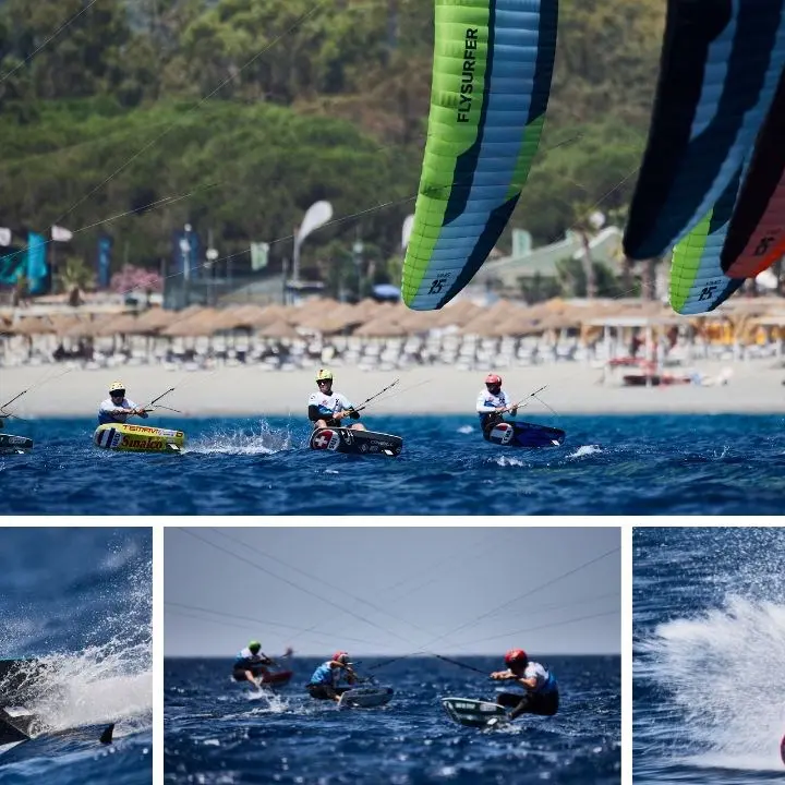 Mondiali di kitesurf a Gizzeria: nella terza giornata in testa Maximilian Maeder ed Heloise Pegourie