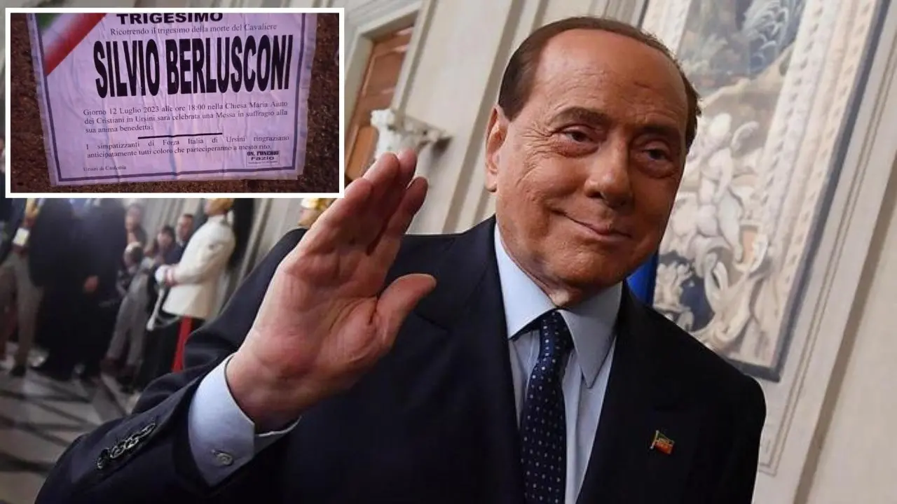 Nella Locride una messa in ricordo di Berlusconi a un mese dalla morte: «Per la sua anima benedetta»