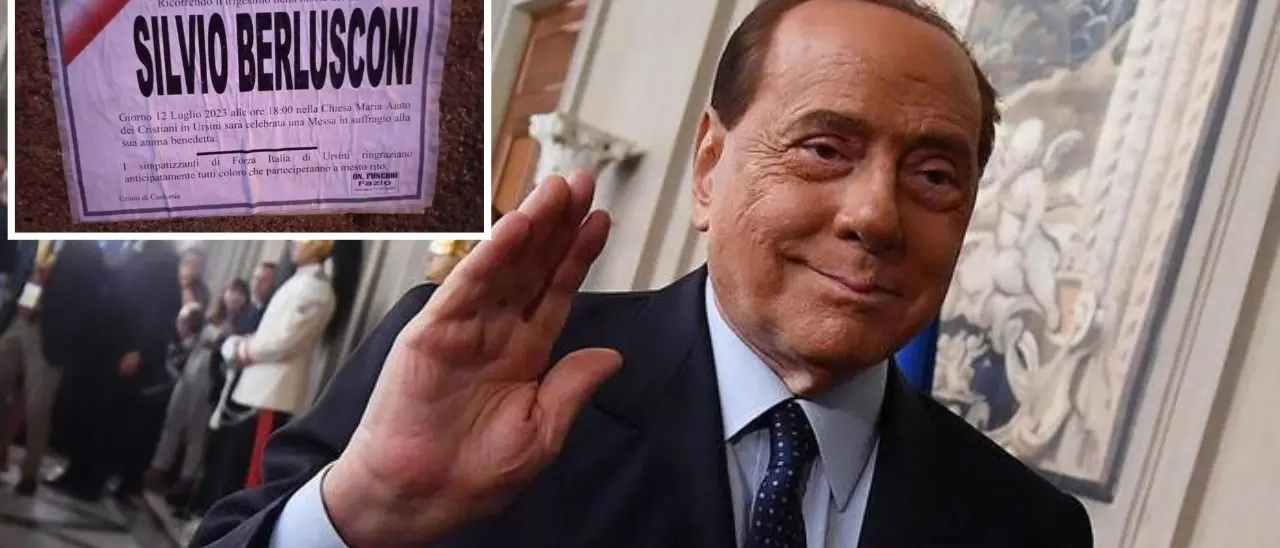 Nella Locride una messa in ricordo di Berlusconi a un mese dalla morte: «Per la sua anima benedetta»