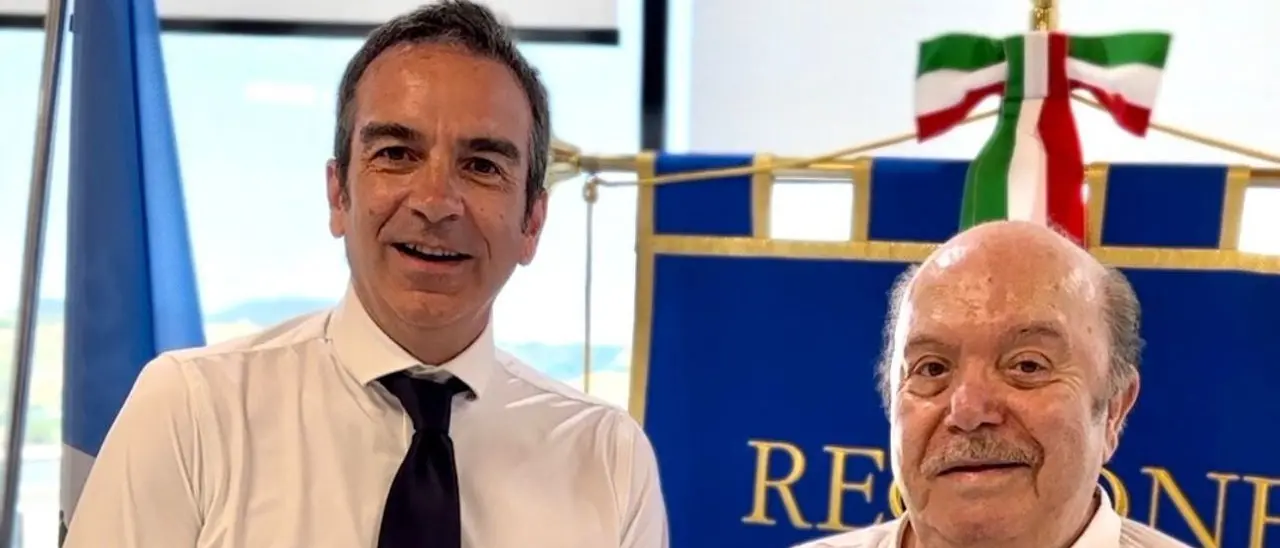 Lino Banfi in Calabria va a trovare Occhiuto: «Presidente, facciamo un film su “Catanzero”?»