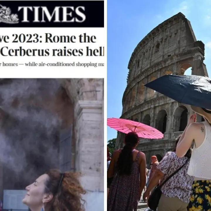 Caldo record, la stampa internazionale mette in prima pagina l’Italia. Per il Times Roma è “the Infernal city”