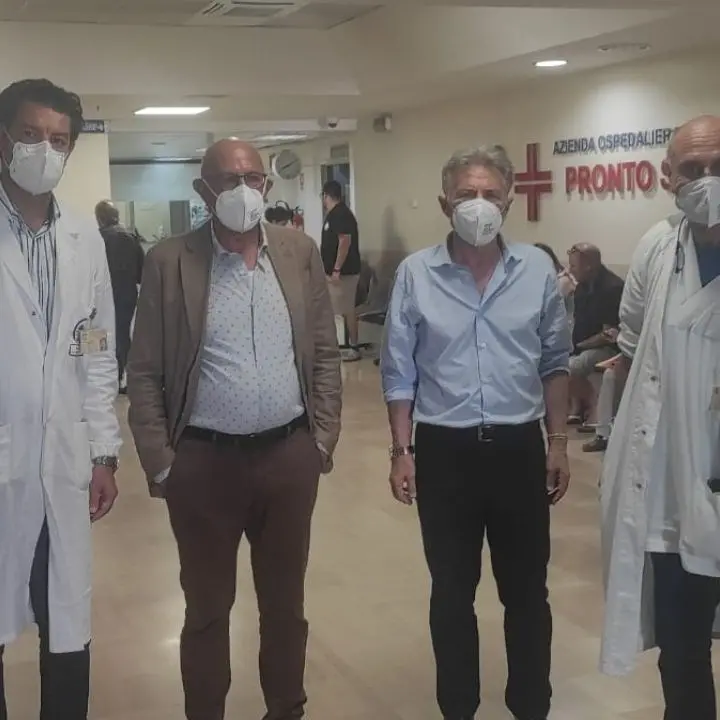 Emergenza caldo, sopralluogo del commissario straordinario di Catanzaro in Pronto soccorso