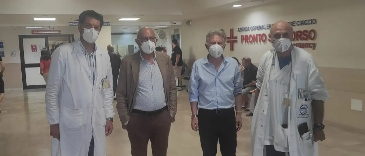 Emergenza caldo, sopralluogo del commissario straordinario di Catanzaro in Pronto soccorso