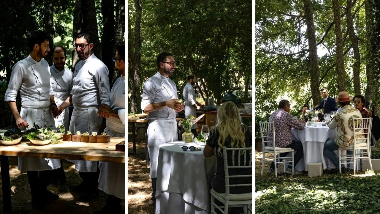 A pranzo nel bosco, l’idea dello chef stellato Antonio Biafora: si mangia fra gli alberi della Sila