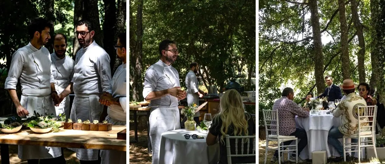 A pranzo nel bosco, l’idea dello chef stellato Antonio Biafora: si mangia fra gli alberi della Sila