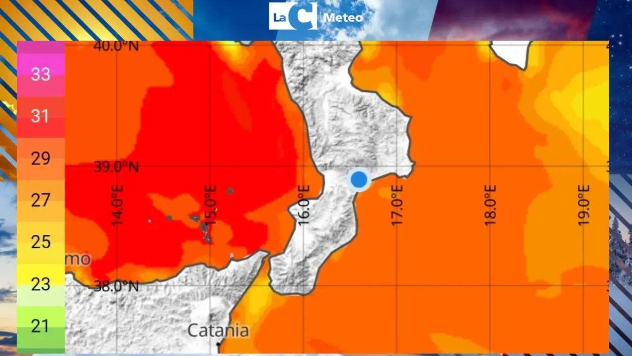 Caldo record in Calabria, il mare è quasi un brodo con temperature che raggiungono i 30 gradi