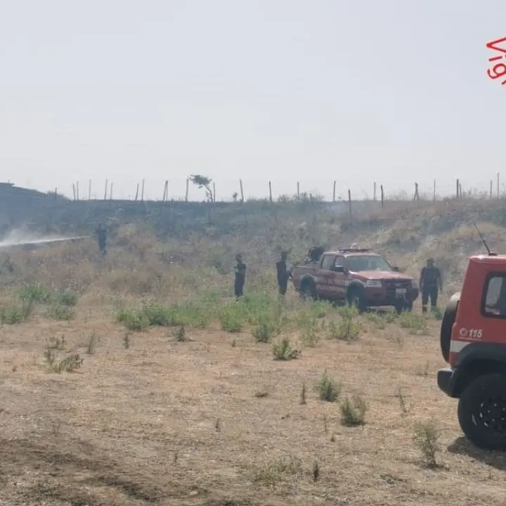 Emergenza incendi, trentaquattro roghi in Calabria: vigili del fuoco in azione