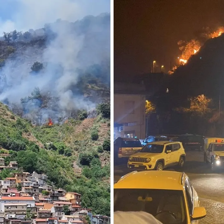 Notte di fuoco a Reggio: danni a poderi e vigneti. Le fiamme minacciano anche la facoltà di Agraria