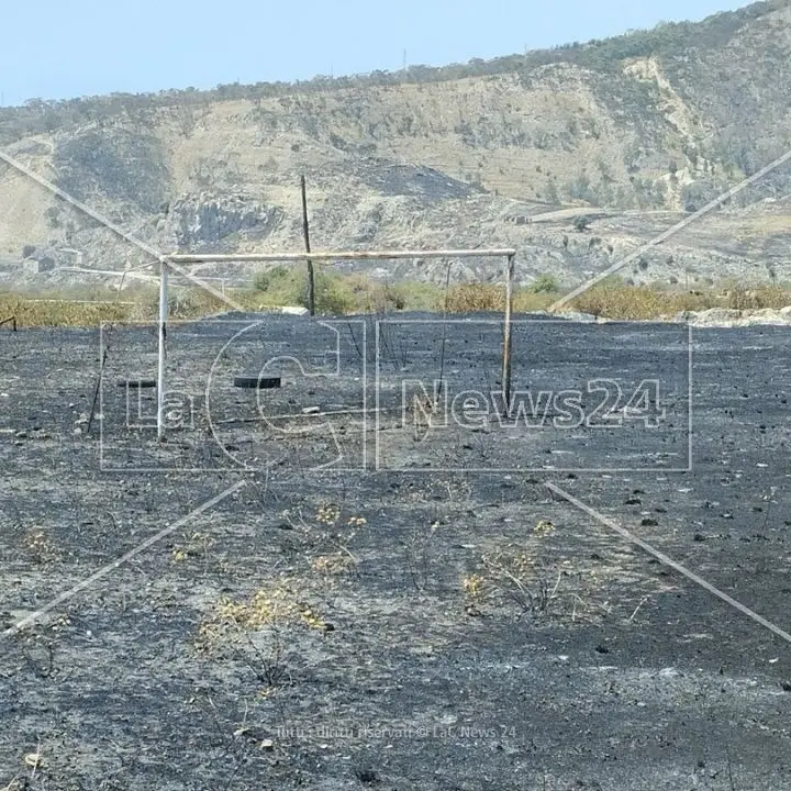 Le colline nere e l’odore di terra bruciata: cronache dall’inferno di fuoco che ha ferito ancora l’Aspromonte