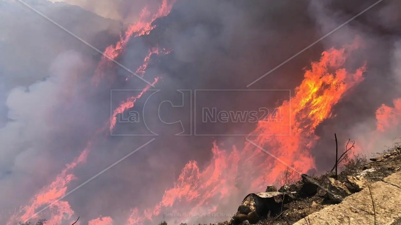 Incendi nel Crotonese, case e auto distrutte dalle fiamme: iniziata la conta dei danni