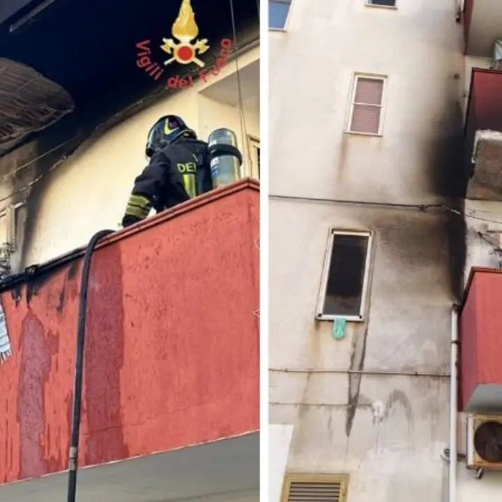 Nocera Terinese, incendio in un appartamento: l’intervento dei vigili del fuoco ha evitato che arrivasse a due bombole di gas