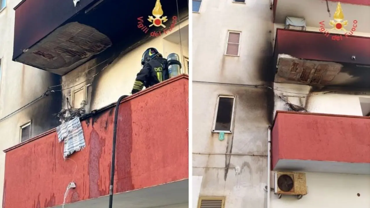 Nocera Terinese, incendio in un appartamento: l’intervento dei vigili del fuoco ha evitato che arrivasse a due bombole di gas