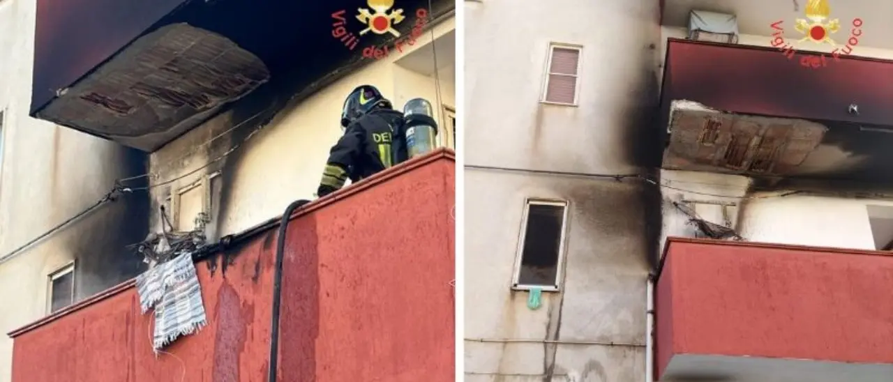 Nocera Terinese, incendio in un appartamento: l’intervento dei vigili del fuoco ha evitato che arrivasse a due bombole di gas