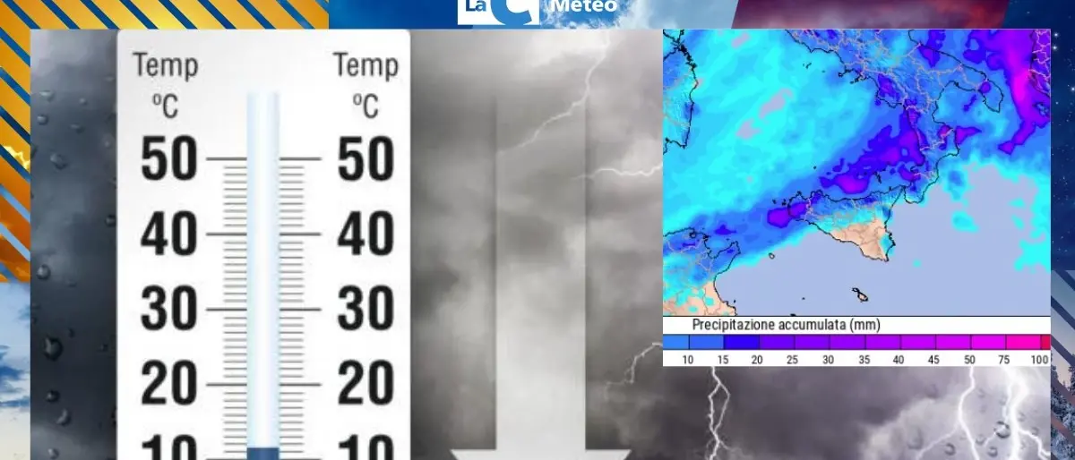 Meteo Calabria, arriva il maltempo: ecco tutti i dettagli sulla perturbazione che porterà piogge e vento