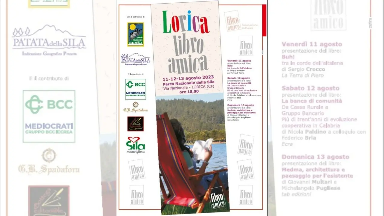 In Sila torna Lorica libro amica, il tradizionale appuntamento culturale nella sede del Parco nazionale