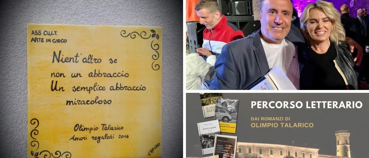 Nel centro storico di Caccuri 35 mattonelle dedicate ai romanzi di Olimpio Talarico