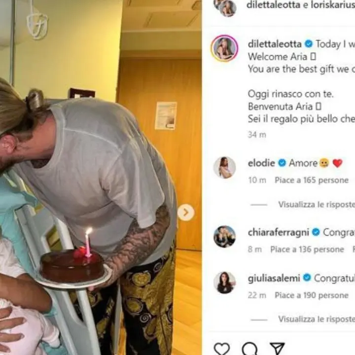 Diletta Leotta è diventata mamma: è nata Aria, la prima figlia con Loris Karius