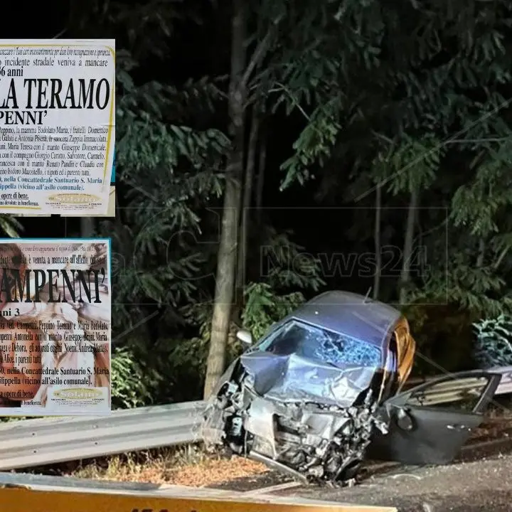 Incidente sulla Jonio-Tirreno, domani a Nicotera i funerali di Antonella Teramo e della piccola Maya