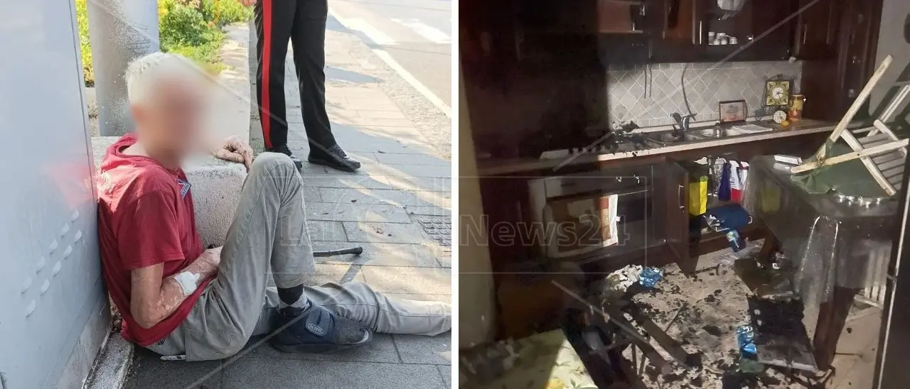 Tra terrore e pietà, l’incredibile caso di un uomo con problemi psichici che da giorni semina il panico a Vibo