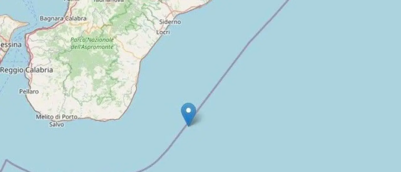 Terremoto in Calabria, scossa di magnitudo 3.1 sulla costa jonica-reggina