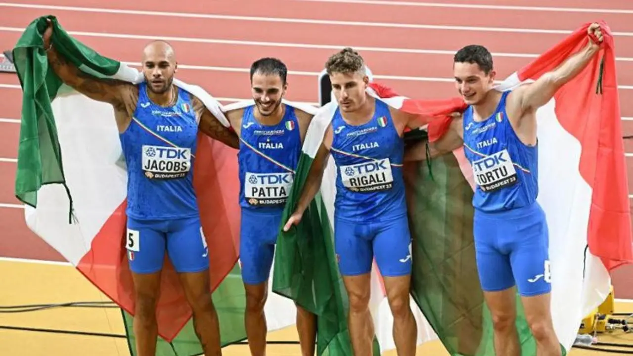 Impresa Italia alla staffetta 4x100: medaglia d’argento ai mondiali di Budapest dietro gli Usa