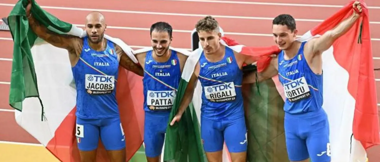 Impresa Italia alla staffetta 4x100: medaglia d’argento ai mondiali di Budapest dietro gli Usa