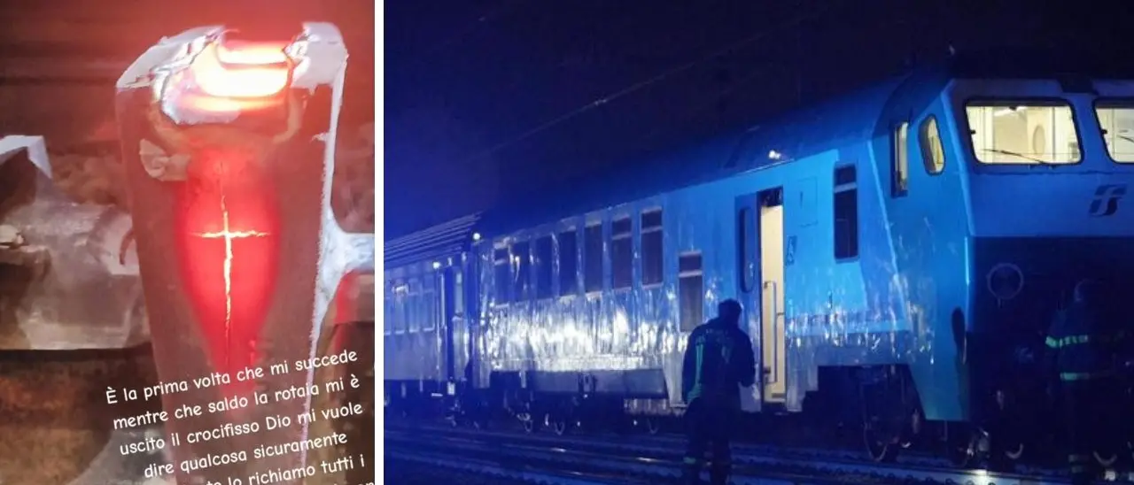 «Una croce sulla rotaia, Dio vuole dirmi qualcosa»: l’ultimo post di uno degli operai travolti e uccisi dal treno nel Torinese