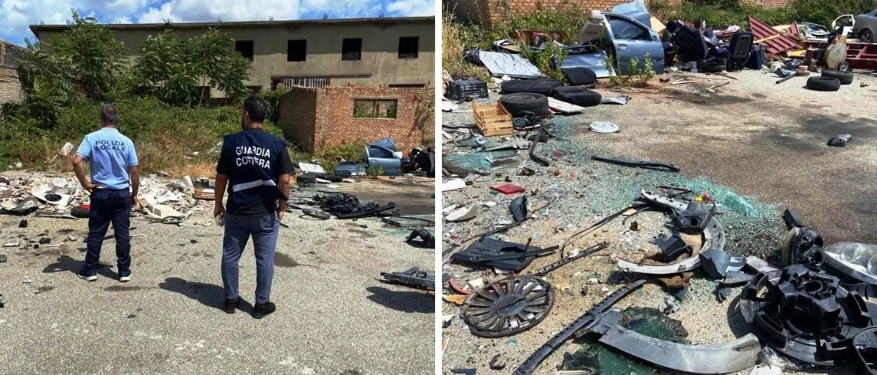Catanzaro, polizia locale e guardia costiera sequestrano una discarica abusiva di 15mila metri quadrati