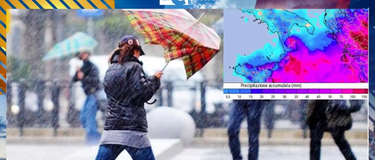 Piogge e venti forti, torna il maltempo in Calabria: ecco le previsioni per i prossimi giorni