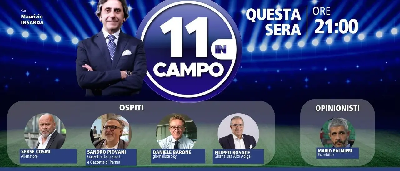 Mister Serse Cosmi ospite di 11 in Campo, appuntamento con il programma calcistico di LaC alle 21