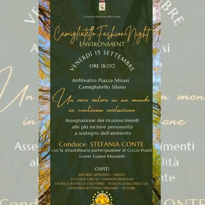 Tutto pronto per la prima edizione del Camigliatello Fashion Night: l’evento a sostegno dell’ambiente