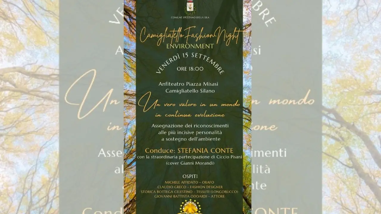 Tutto pronto per la prima edizione del Camigliatello Fashion Night: l’evento a sostegno dell’ambiente