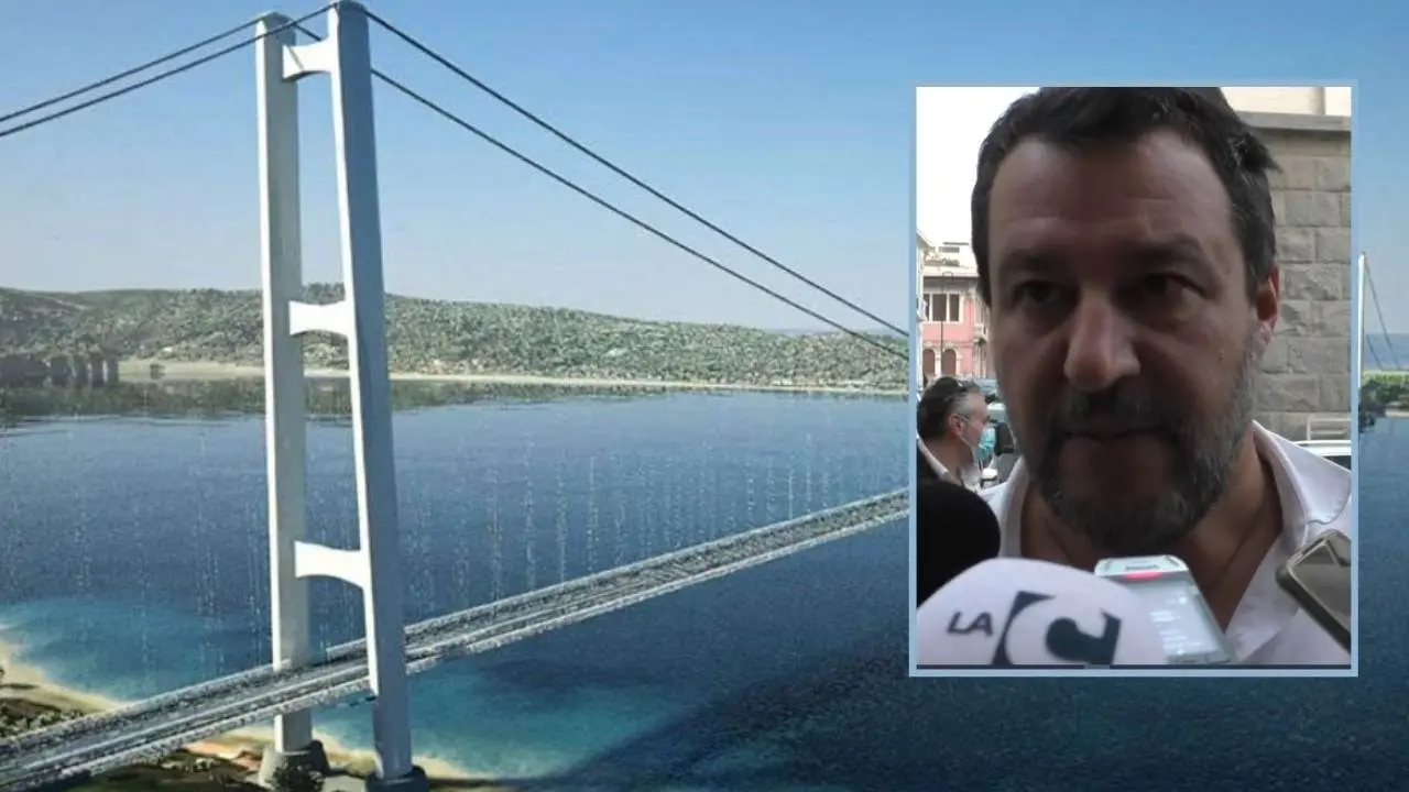 Ponte sullo Stretto, Salvini: «L‘obiettivo è di aprire i cantieri l‘estate prossima»