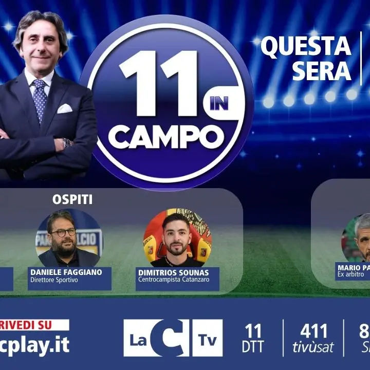 Dimitrios Sounas ospite di 11 in campo, appuntamento con il programma calcistico di LaC alle 21