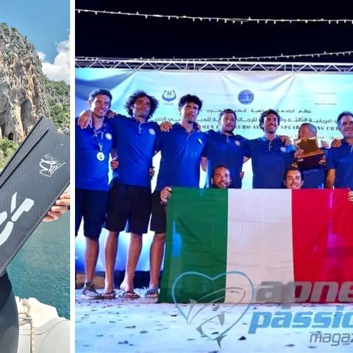 I sogni di Andrea, da San Nicola Arcella al secondo posto ai mondiali di pesca in apnea