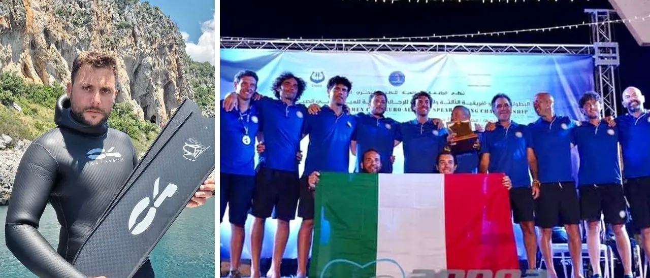 I sogni di Andrea, da San Nicola Arcella al secondo posto ai mondiali di pesca in apnea