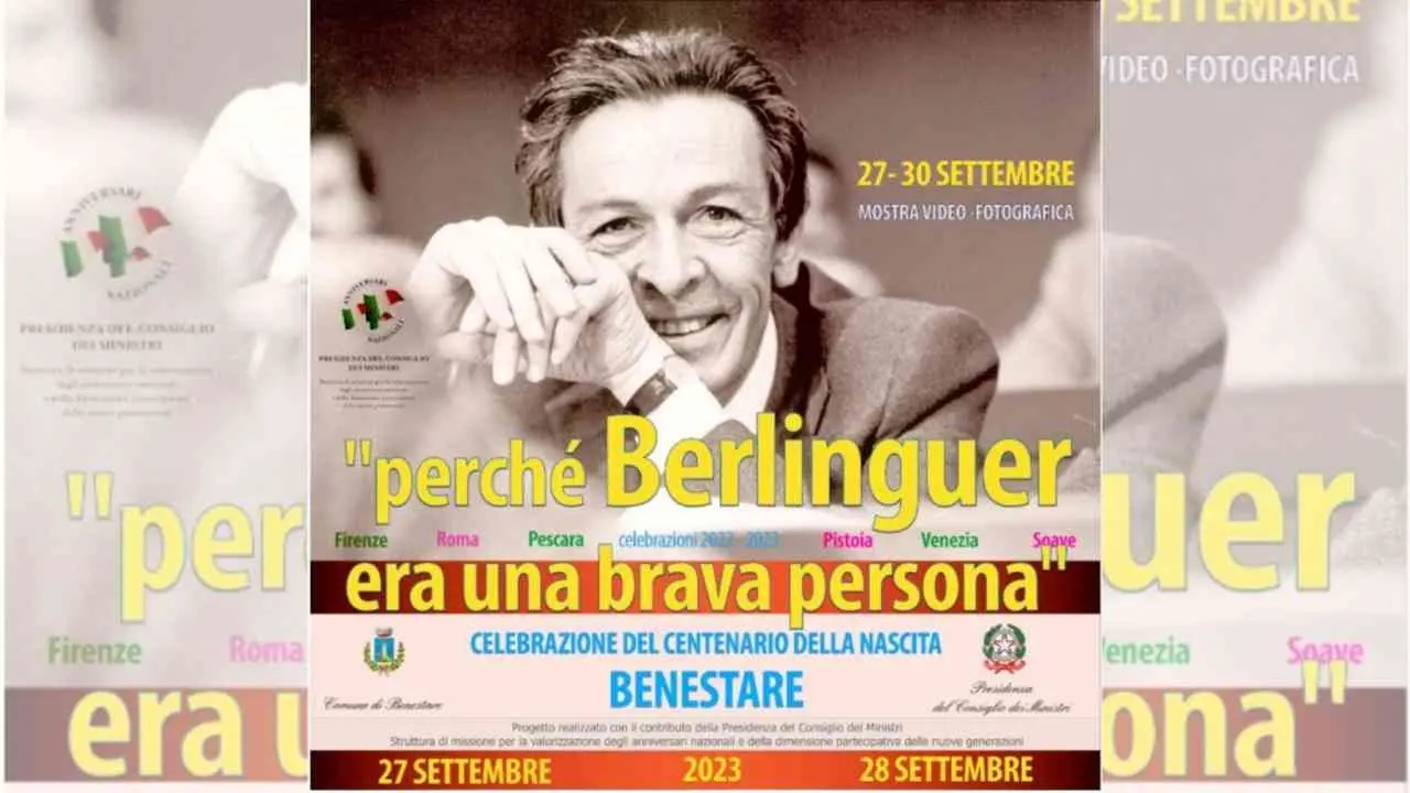 “Perché Berlinguer era una brava persona”: a Benestare due giorni per ricordare il compianto segretario del Pci