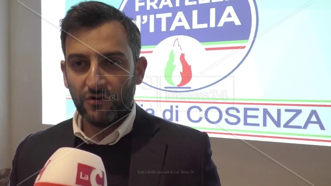 Verso la convention di Fdi a Rende, Brutto: «Oggi possiamo esprimere un candidato a sindaco in ogni comune»