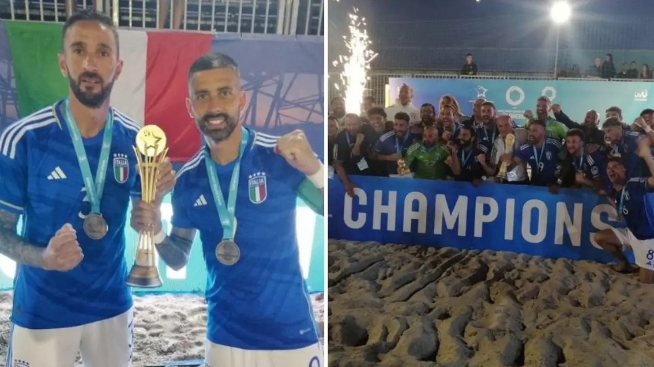 La Nazionale italiana di beach soccer campione d’Europa: una vittoria che parla anche calabrese