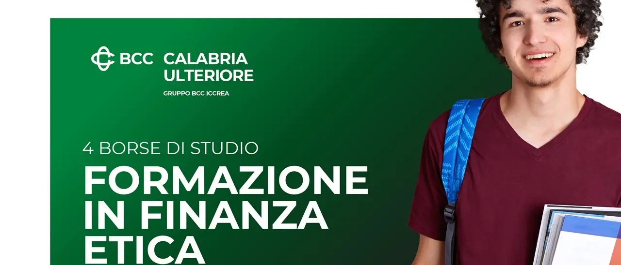 La Bcc della Calabria Ulteriore investe nelle giovani generazioni con 4 borse di studio in Finanza Etica
