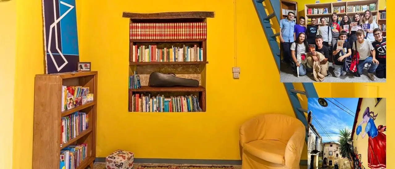 Petilia Policastro ha finalmente la sua libreria grazie a Giuseppe e Manuela, più di 3500 volumi donati da tutta Italia