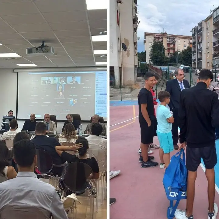 L’ambasciatore argentino a Reggio, prima lectio magistralis all’università e poi partita con i ragazzi di Arghillà