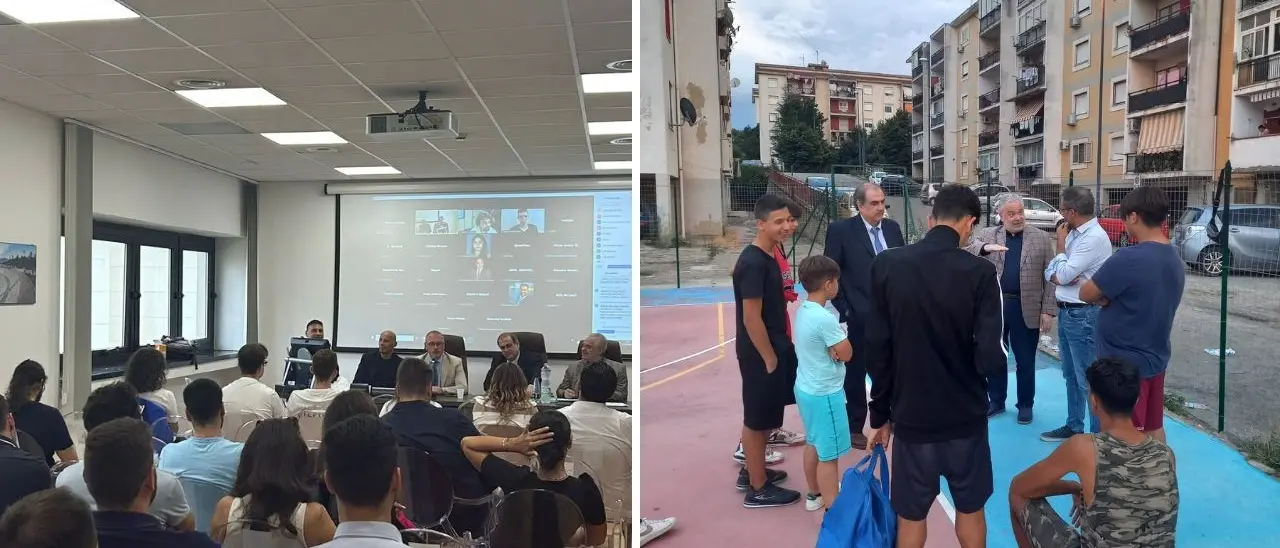 L’ambasciatore argentino a Reggio, prima lectio magistralis all’università e poi partita con i ragazzi di Arghillà