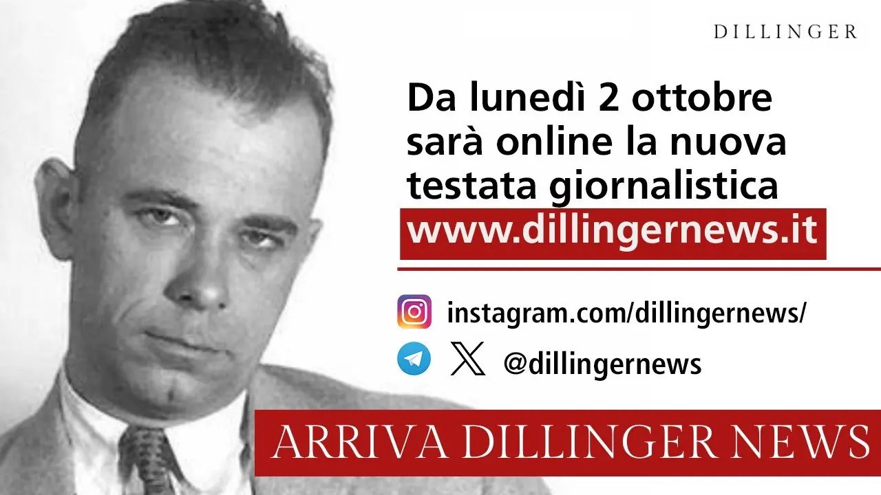 Nasce Dillinger News, dal 2 ottobre online la nuova testata giornalistica