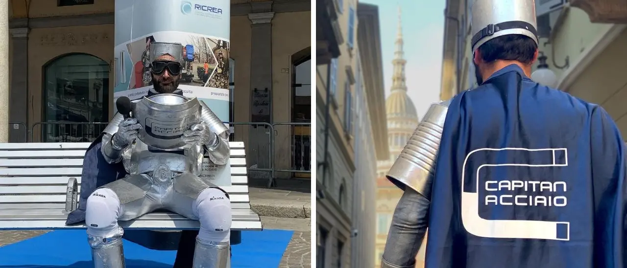 Reggio Calabria, arriva Capitan Acciaio per raccontare il valore della raccolta differenziata