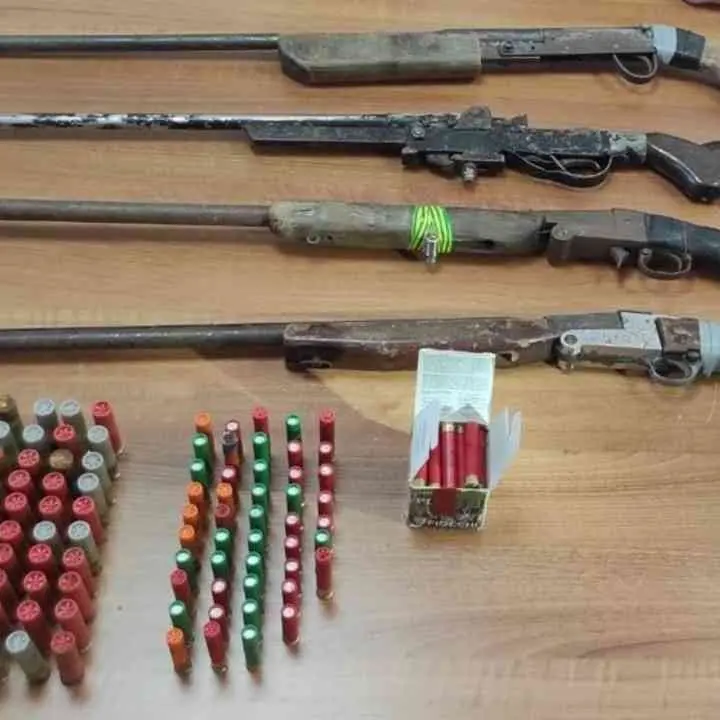 Africo, trovato un piccolo arsenale in un terreno: armi e munizioni erano nascoste in un anfratto