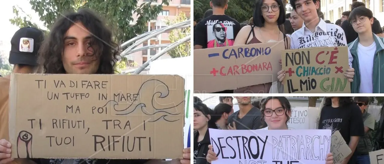 Friday for future, a Catanzaro 400 studenti in piazza per sensibilizzare sui cambiamenti climatici